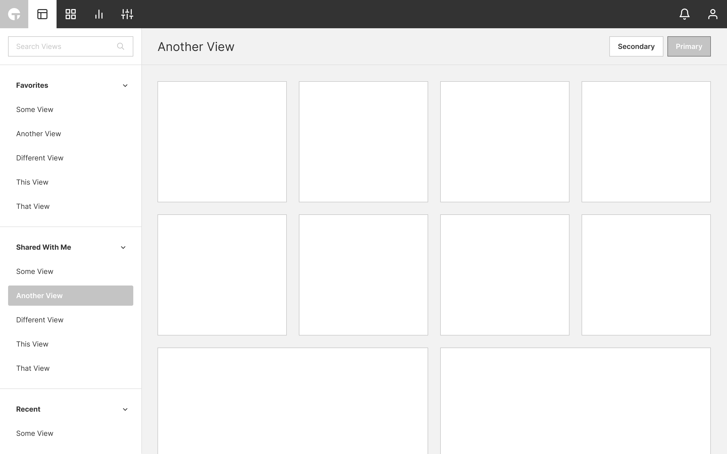 Navigation Wireframe